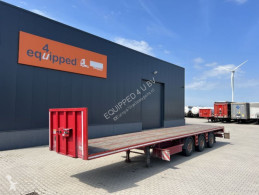 Renders flatbed semi-trailer TOP: HEAVY DUTY flatbed, X-steering, SAF+Intradisc, timberstakes, lashings, 5x available