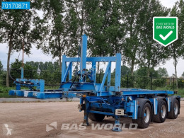 Renders container semi-trailer ROC16.30S X-steering Lenkachse 20ft KIP-Chassis