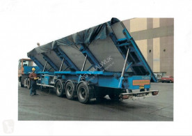 Semirremolque plataforma EKW Flat bed Steel Plate Carrying Trailer luchtgeveerd, laadvermogen 30 ton