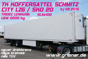 Félpótkocsi Schmitz Cargobull SKO 20/CITY LBW / TRIDEC /TK SLXe 100 !!!!!!!!! használt hűtőkocsi