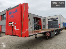 Fliegl flatbed semi-trailer SDS 350 / Liftachse