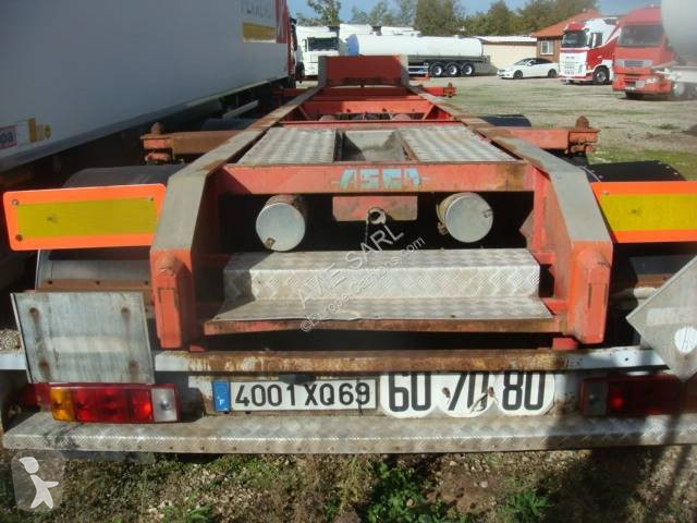 Semi remorque Asca porte containers PORTE CONTAINER ASCA 20 PIEDS 38T 3 ...