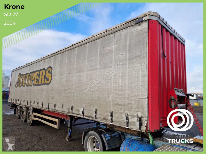Semitrailer Krone 27 / HUBDACH / TOIT LEVANT /...