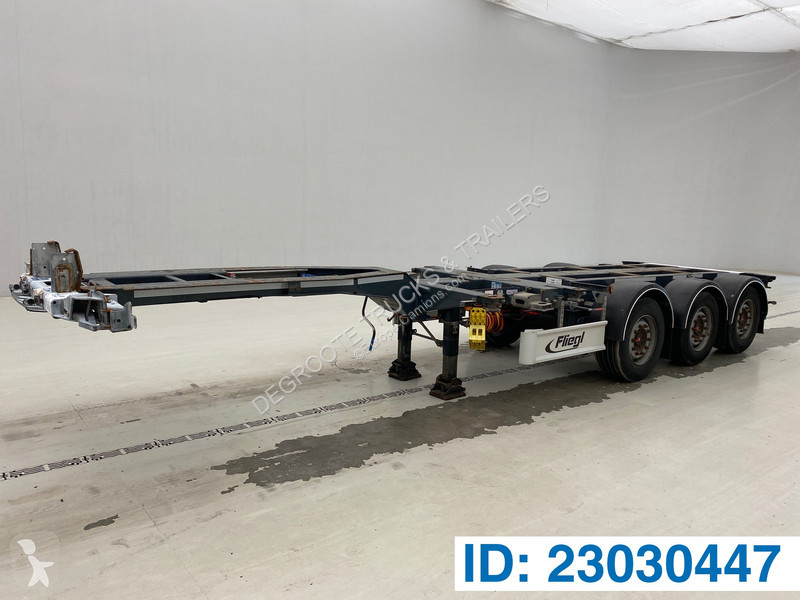 Semitrailer Fliegl Polyvalent skelet 2 x...
