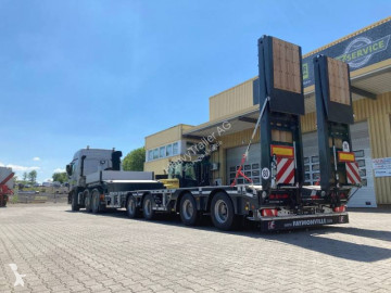 Semitrailer Faymonville 4(2+2)-Achs-Tele-Semi mit Radmulden und Rampen