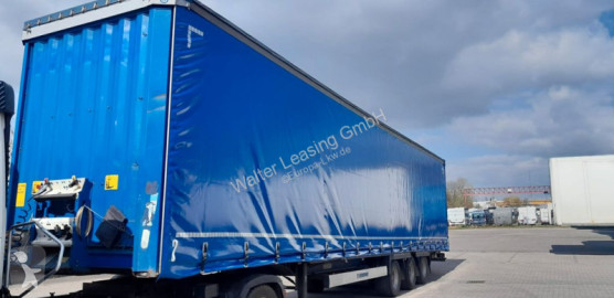 Semitrailer skjutbara ridåer (flexibla skjutbara sidoväggar) Krone