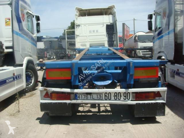 Semitrailer Asca PORTE CONTAINER 2 ESSIEUX 1996