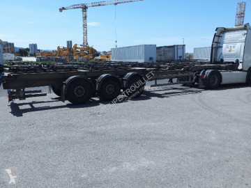 Semitrailer containertransport Trouillet