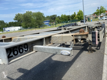 Semitrailer containertransport Trouillet