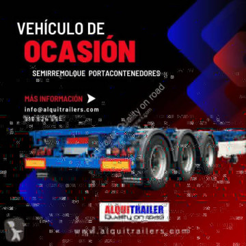 Semi remorque porte containers Krone