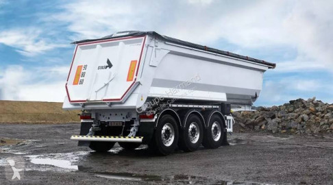 Semitrailer lastvagn bygg-anläggning Stas ny
