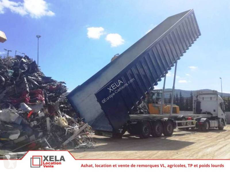 Semitrailer Granalu Benne ferraille renforcée
