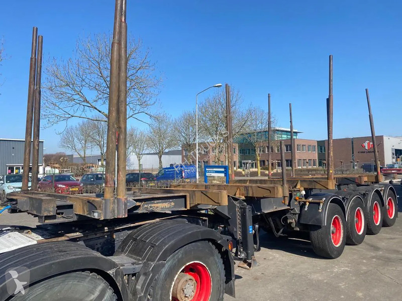Sættevogn Doll 4 AXLE - BPW - WOOD / HOLZ /...