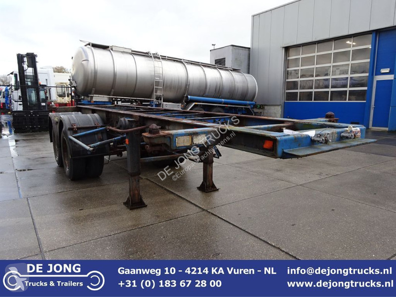 Semi reboque Groenewegen 20 FT Chassis / Steel...
