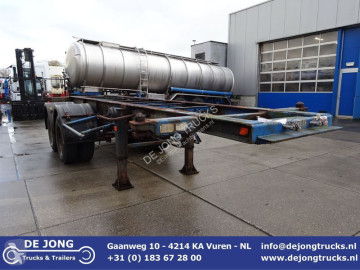 Semi remorque porte containers Groenewegen