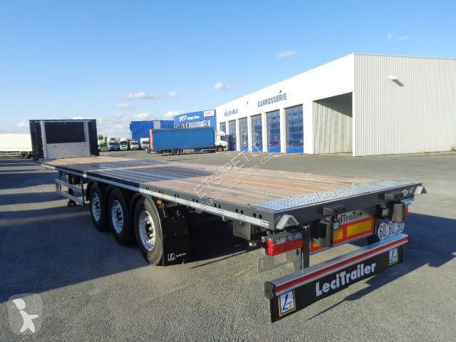 Semitrailer Lecitrailer plateau Droit 3...