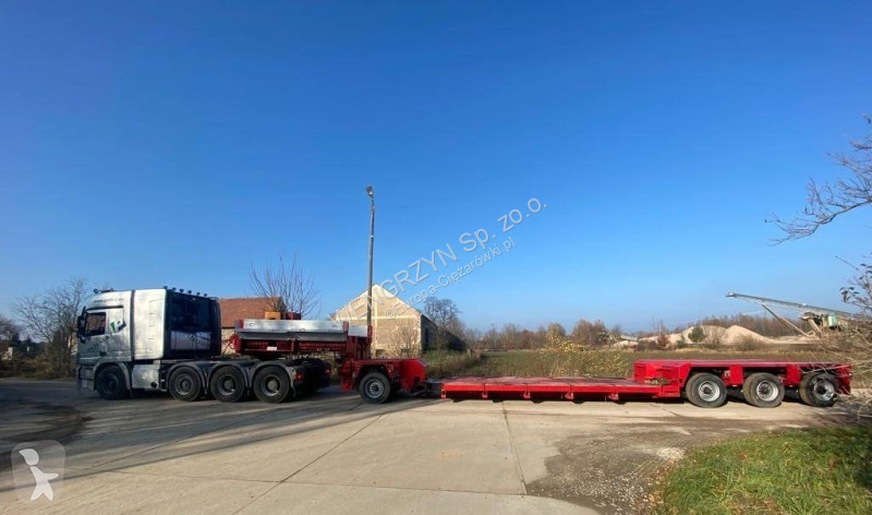Semitrailer Naczepa tiefbett Goldhofer 3+1