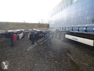 Semi remorque porte containers Van Hool