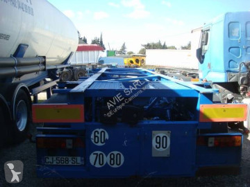 Semitrailer containertransport Van Hool