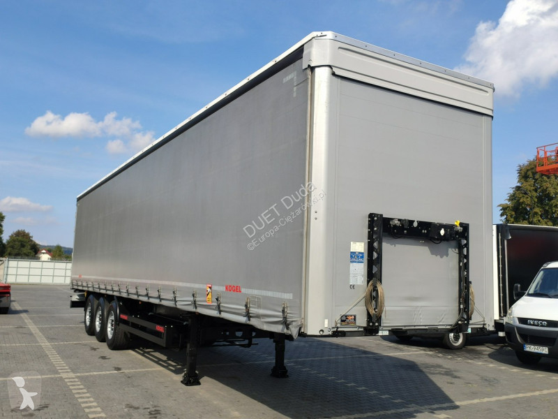 Semitrailer Kögel Coil mulda 3 Osie SAF Dach i...
