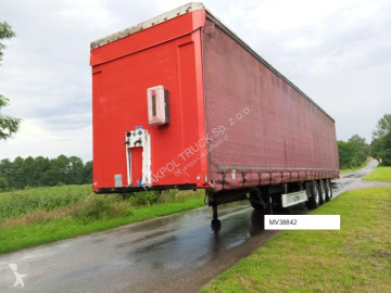 Semitrailer skjutbara ridåer (flexibla skjutbara sidoväggar) Fliegl