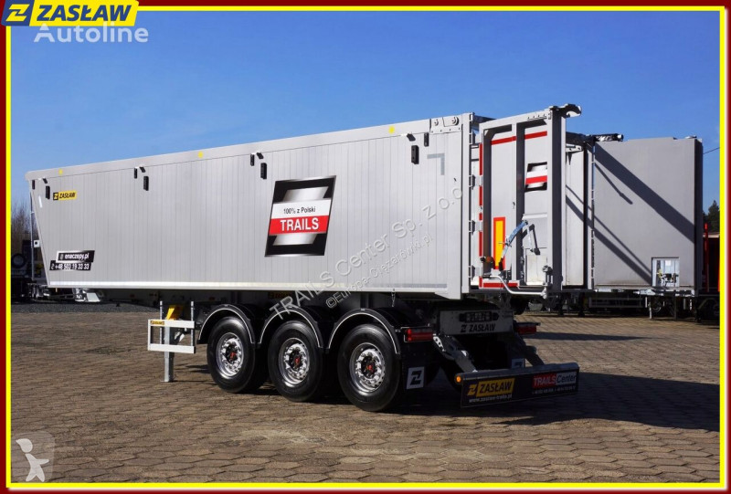 Semi remorque Zasław 43 m³ tipping semi-trailer...