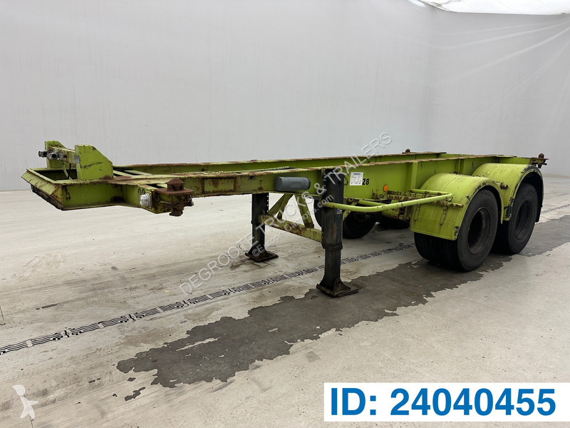 Semitrailer Pacton Skelet 20 ft