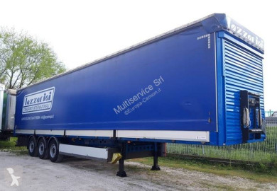 Semitrailer skjutbara ridåer (flexibla skjutbara sidoväggar) Viberti