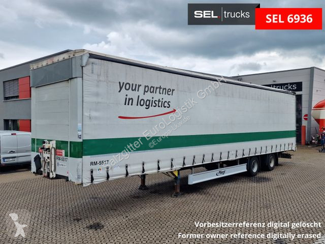 Semitrailer Fliegl SZS01 / Hubdach / Jumbo
