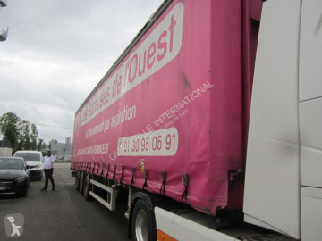 Semitrailer skjutbara ridåer (flexibla skjutbara sidoväggar) Fruehauf