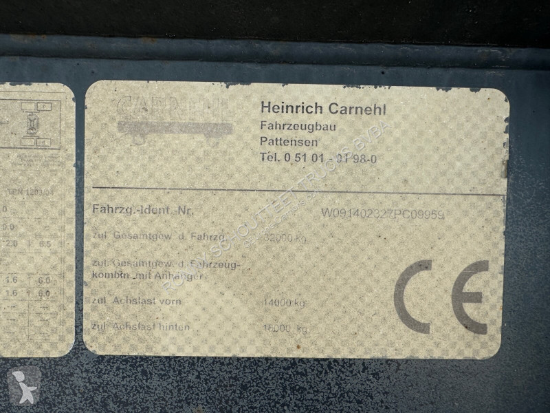 Semiremorca Carnehl CHKS/HH CHKS/HH, Stahlmulde...