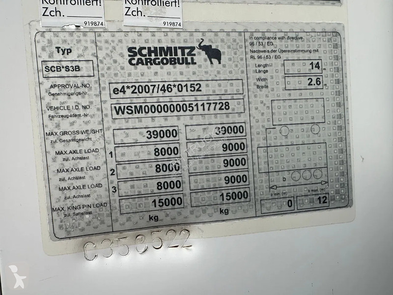 Oplegger Schmitz Cargobull CARRIER 1550 D/E