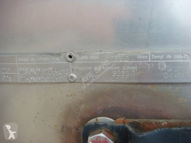 Semitrailer Magyar CITERNE CHIMIQUE INOX 32500...