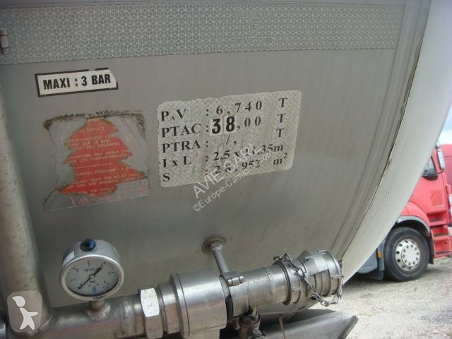Semitrailer Magyar CITERNE INOX CHIMIQUE MONO...