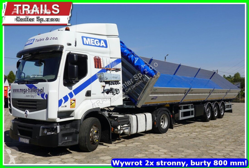 Semiremorca Mega 29 m³ / 12.600 m. 2 x side...