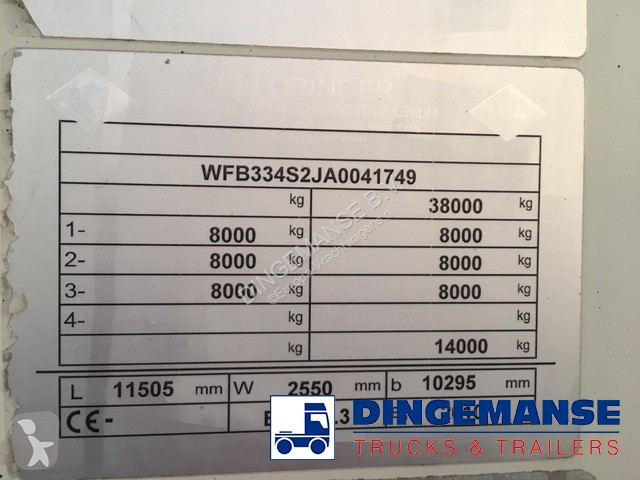 Semiremorca Feldbinder Powder tank alu 43 m3 /...