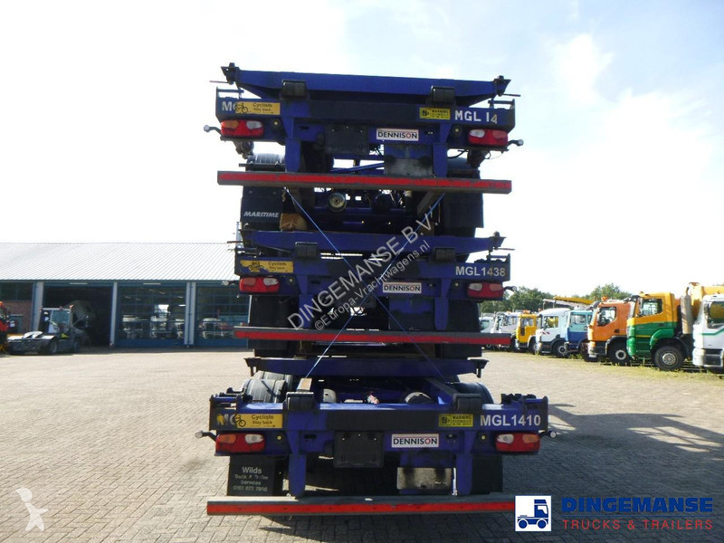نصف مقطورة Dennison Stack - 3 x container...