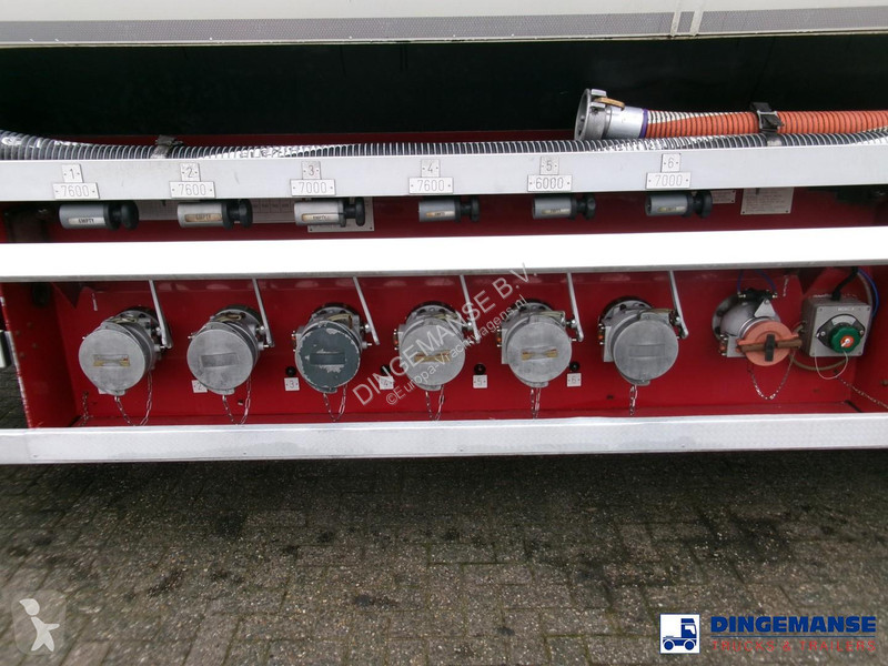 Félpótkocsi  Fuel tank alu 42.8 m3 / 6 comp + pump