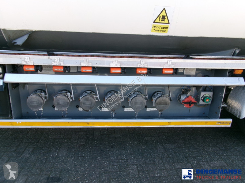 Sættevogn  Fuel tank alu 42.8 m3 / 6 comp + pump