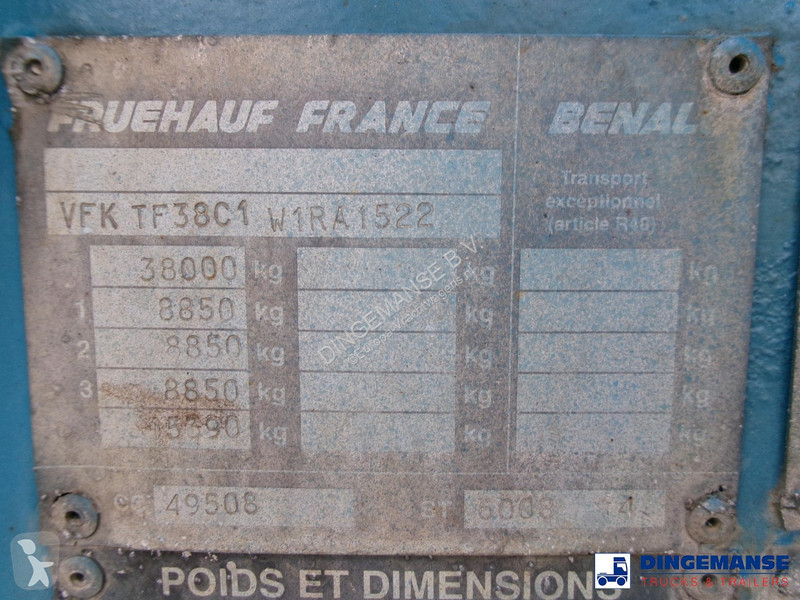 Semiremorca Fruehauf Container trailer 20-30 ft...