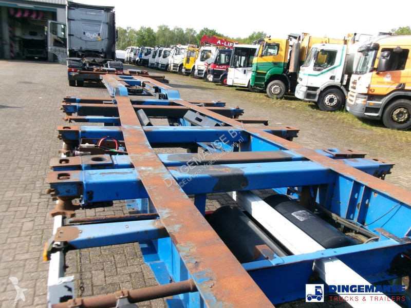نصف مقطورة Krone 3-axle container trailer...