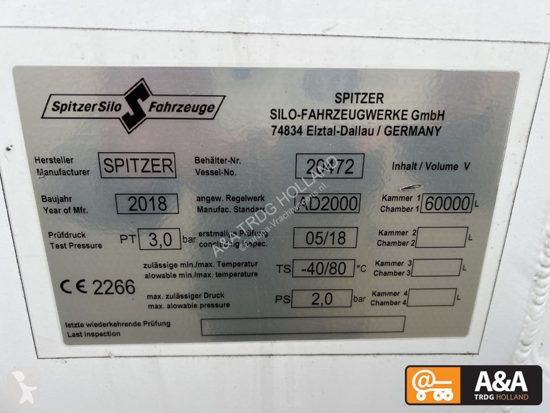 Semi reboque Spitzer SK 2760 CAL 60 CUB, 24...