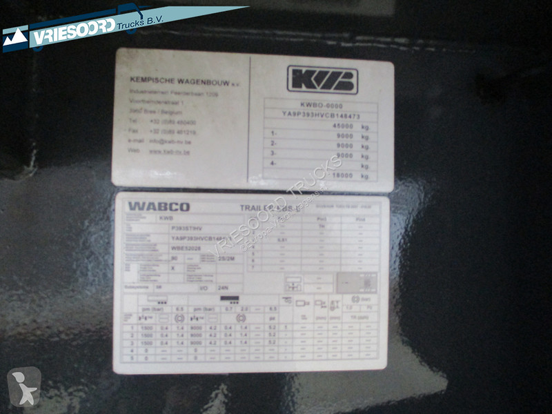 Semiremorca KWB P-393-STI-HV