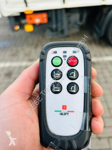 Návěs  Mega Gabelstaplertransporter Ladebordwand9t