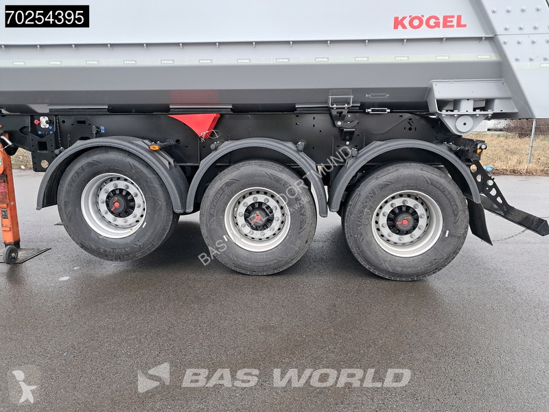 Semi remorque Kögel S24-4 3 axles 27m3 Liftachse