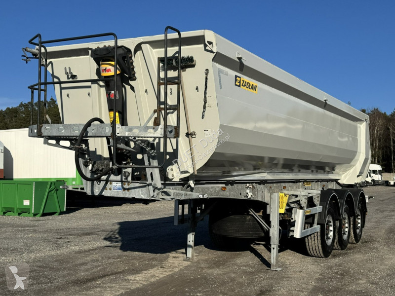 Semitrailer Zasław D-653A Mulda Stalowa Hardox 30m