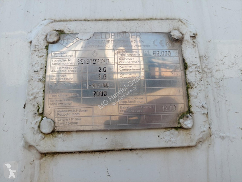 Oplegger Feldbinder KIP 63.3 Siloauflieger,...