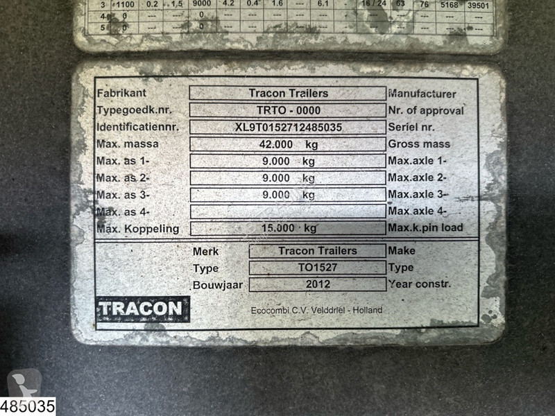 Semiremorca Tracon Uden gesloten bak