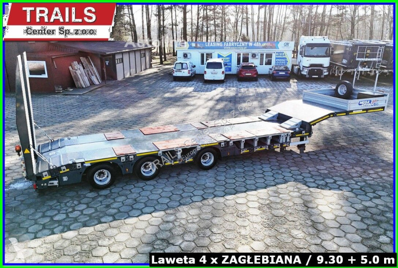 Sættevogn Mega DMC 54 T. 18.60 m. 4 x wheel...