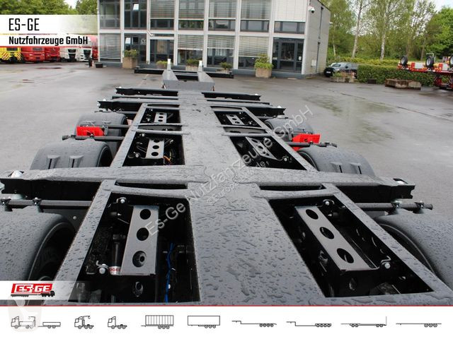Semiremorca Kögel PORT 45 TRIPLEX Containerchassis